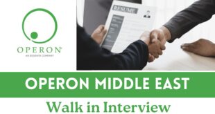 Operon Middle East Walk in Interview in Dubai