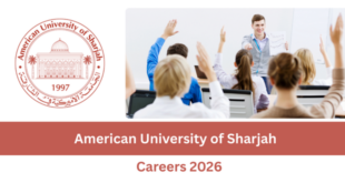 American University of Sharjah Careers 2026
