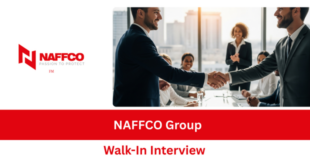 NAFFCO Group Walk-In Interview Fujairah 2026