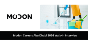 Modon Careers Abu Dhabi 2026 Walk-In Interview