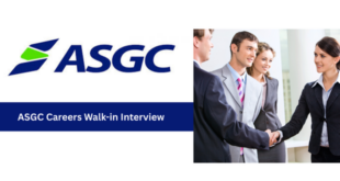 ASGC Careers Walk-in Interview